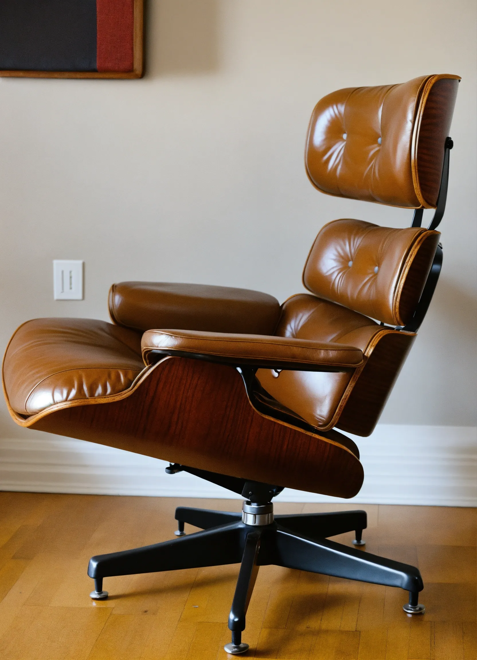 Ergonomische bureaustoel met verstelbare rugleuning